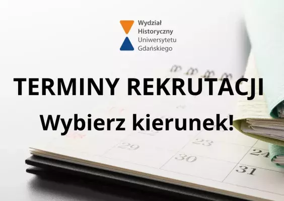 Terminy rekrutacji - wybierz kierunek!
