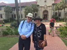 prof. John Dunn i dr hab. Anna Mazurkiewicz, prof. UG