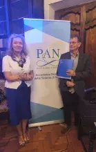 Prof. Beata Możejko i prof. Andrzej Woziński na seminarium w Rzymie