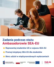 Zadania podczas stażu Ambasadorowie SEA-EU
