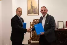 podpisanie umowy o współpracy WH z Zespołem Szkół Ogólnokształcących nr 1w Pruszczu Gdańskim