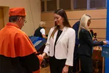 wręczenie nagród i wyróżnień w konkursie za najlepsze prace magisterskie 