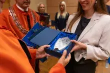 wręczenie nagród i wyróżnień w konkursie za najlepsze prace magisterskie 