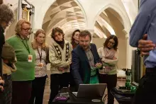 Uczestnicy podczas warsztatów