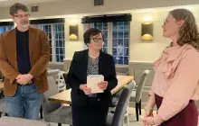 Kolacja na cześć prof. A. Kwaśniewskiej