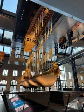 Barka cesarska dla Napoleona w Muzeum Morskim (Musée de la Marine) in Brest / Francja 