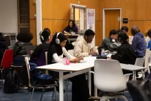 studenci w Bibliotece Uniwersyteckiej UBO w Breście