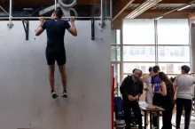 studenci podczas zajęć sportowych na Wydziale Nauk o Sporcie i Edukacji UBO