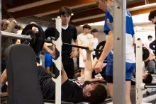 studenci podczas zajęć sportowych na Wydziale Nauk o Sporcie i Edukacji UBO