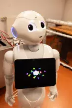 robot w Centrum Cyfrowym Państwowej Szkoły Inżynierskiej w Brest