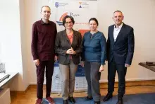 wykład prof. Nataliji Swynarenko z Charkowskiego Narodowego Uniwersytetu Ekonomicznego im. Siemiona Kuzniecowa w Ukrainie