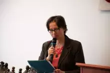 wykład prof. Nataliji Swynarenko z Charkowskiego Narodowego Uniwersytetu Ekonomicznego im. Siemiona Kuzniecowa w Ukrainie