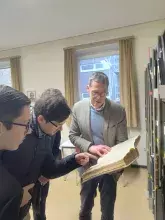 Wizyta studentów w Landesarchiv i Herzog August Bibliothek w Wolfenbüttel