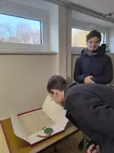 Wizyta studentów w Landesarchiv i Herzog August Bibliothek w Wolfenbüttel