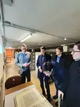Wizyta studentów w Landesarchiv i Herzog August Bibliothek w Wolfenbüttel