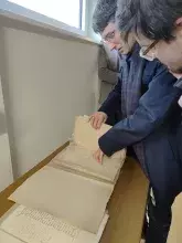 Wizyta studentów w Landesarchiv i Herzog August Bibliothek w Wolfenbüttel