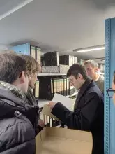 Wizyta studentów w Landesarchiv i Herzog August Bibliothek w Wolfenbüttel