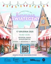 Kiermasz świąteczny na WNS 17 grudnia
