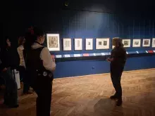 Studenci na wystawie