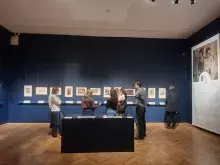 Studenci na wystawie