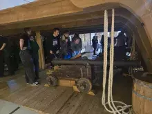 Wizyta studentów i studentek II roku historii UG w Narodowym Muzeum Morskim w Gdańsku