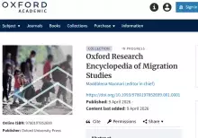 Udział badaczki z Wydziału Historycznego UG w Oksfordzkiej Encyklopedii Studiów Migracyjnych