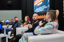 Dr Wacław Kulczykowski na scenie Warsaw Game Days 2026