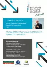 Wykład Komisarza Unii Europejskiej ds. budżetu i programowania finansowego Janusza Lewandowskiego