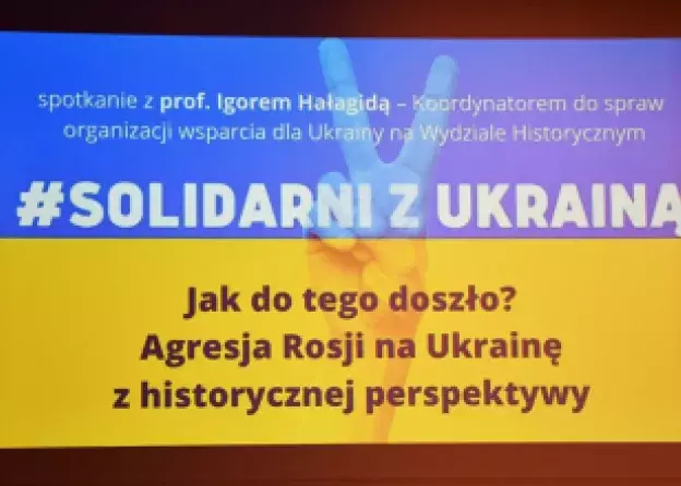 Relacja z wykładu i wywiad z prof. Igorem Hałagidą w Gazecie Uniwersyteckiej