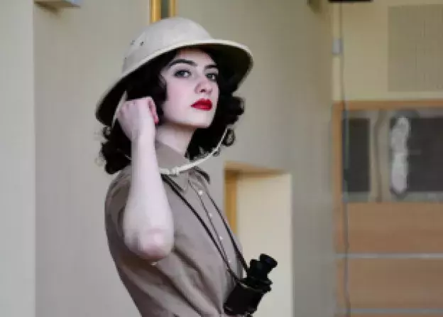 Pokaz mody Vintage - lata 40-te - GRH Retrospekcja podczas Dni Otwartych Wydziału