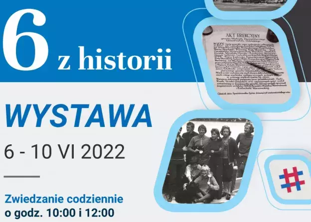 Wystawa Archiwum Uniwersytetu Gdańskiego "6 z historii"