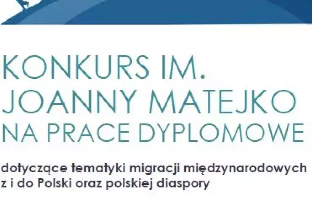 Konkurs im. Joanny Matejko na najlepszą pracę magisterską i rozprawę doktorską