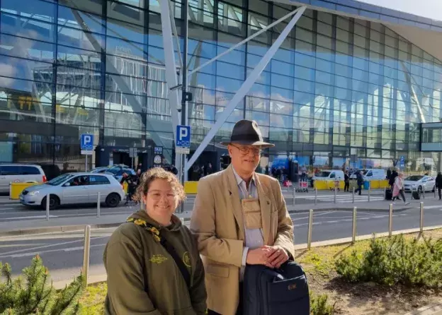 Profesor John Dunn i jego studentka Hannah Clark z Valdosta State Univeristy (USA, Georgia) gośćmi…
