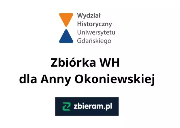 Podziękowanie za udział w zbiórce dla córki śp. dr hab. Barbary Okoniewskiej, em. prof. UG