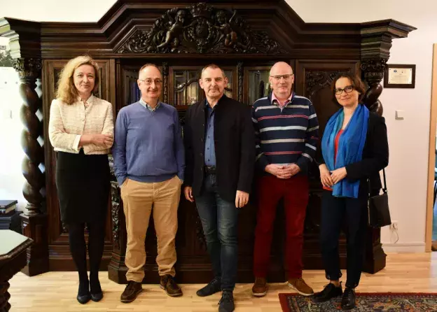 Prof. Yves Coativy i prof. Gonzalo Butron Prida gościmi Wydziału Historycznego UG