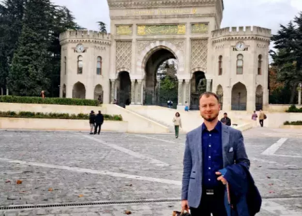 dr Wacław Kulczykowski na Uniwersytecie Stambulskim