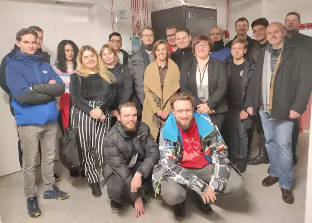 Studenci na zajęciach w Archiwum Uniwersytet Gdańskiego
