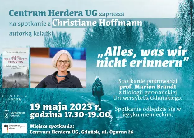 Spotkanie z Christiane Hoffmann, autorką książki „Alles, was wir nicht erinnern”
