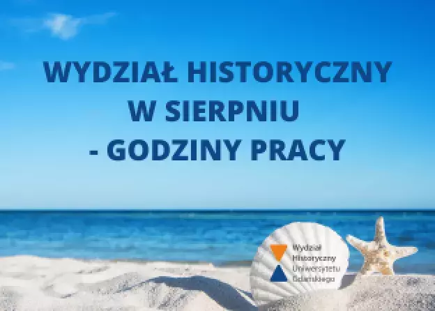 Praca Biura Dziekana i Instytutów WH w sierpniu br.