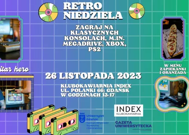CASID zaprasza na kolejną edycję Retroniedzieli w Klubokawiarni Index