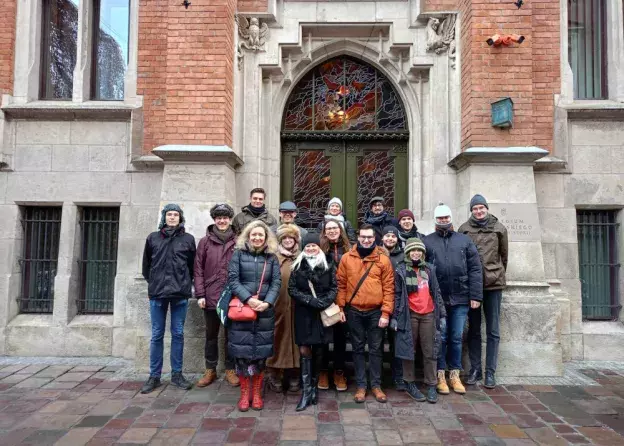 Studentki i studenci kierunku Historia na wyjeździe studyjnym w Krakowie