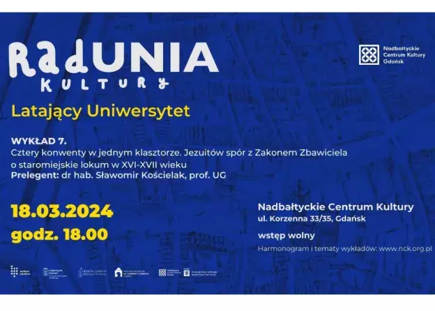 Wykład dr. hab. Sławomira Kościelaka, prof. UG w ramach Latający Uniwersytet RadUNII Kultury
