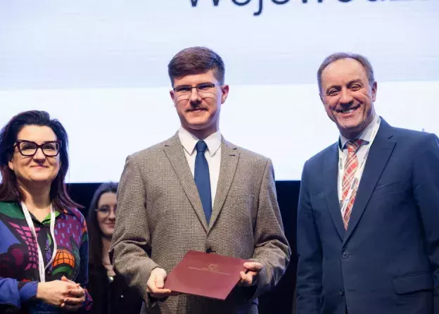Stypendium marszałka województwa pomorskiego dla studenta Historii Kajetana Olejko