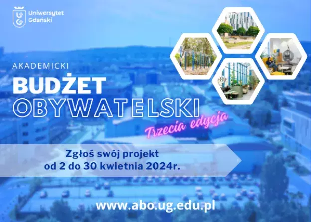 Rusza trzecia edycja Akademickiego Budżetu Obywatelskiego UG - zgłoś swój pomysł!