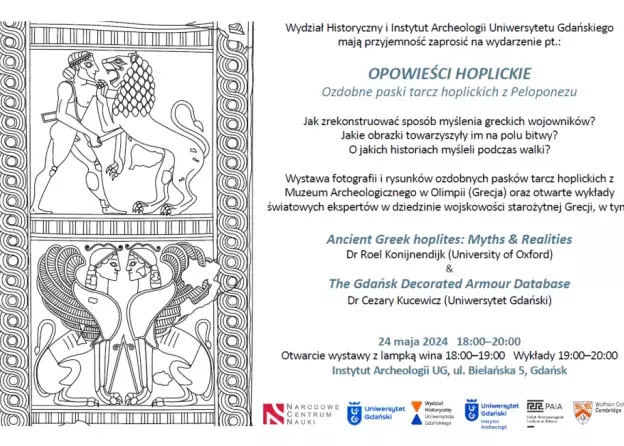Wystawa pt. "Opowieści hoplickie: Ozdobne paski tarcz hoplickich z Peloponezu" w…