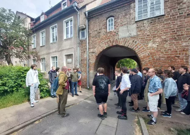 Studenci Historii na zajęciach w Oliwie