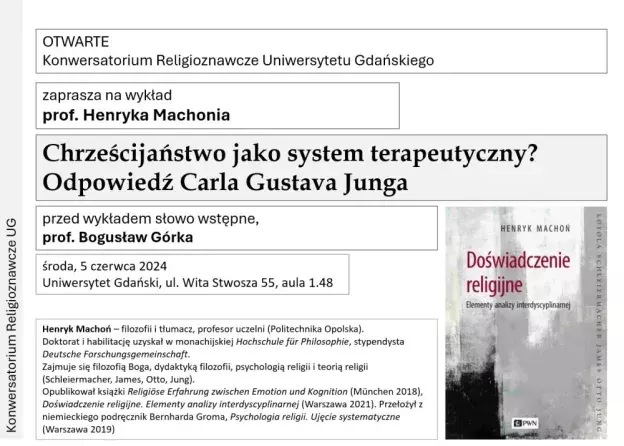 Konwersatorium Religioznawcze UG - wykład prof. Henryka Machonia