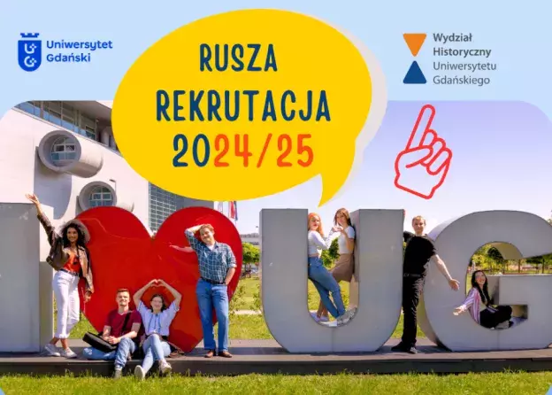 Trwa rekrutacja na studia 2024/25 - wybierz jeden z 9 kierunków na Historycznym!