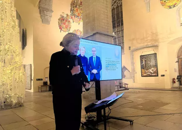 Wystąpienie prof. dr hab. Beaty Możejko w Tallinie