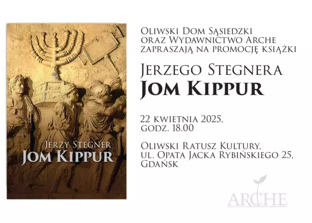 Promocja książki Jerzego Stegnera "Jom Kippur"
